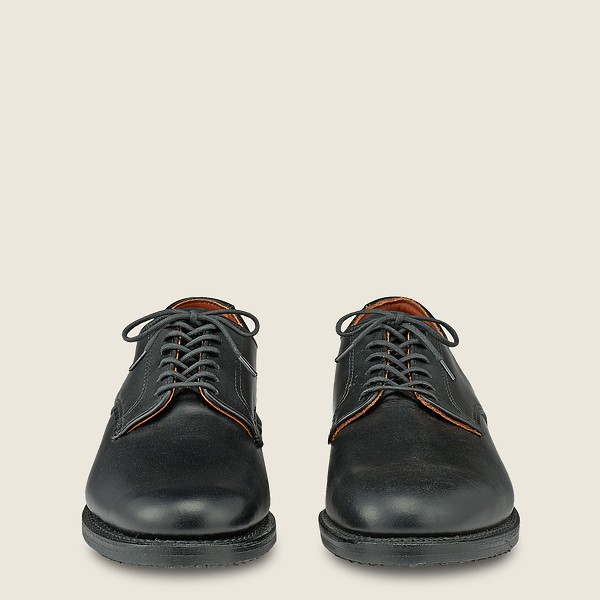 Red Wing Oxford Williston - Featherstone Leather - Black - Mens MWH730218